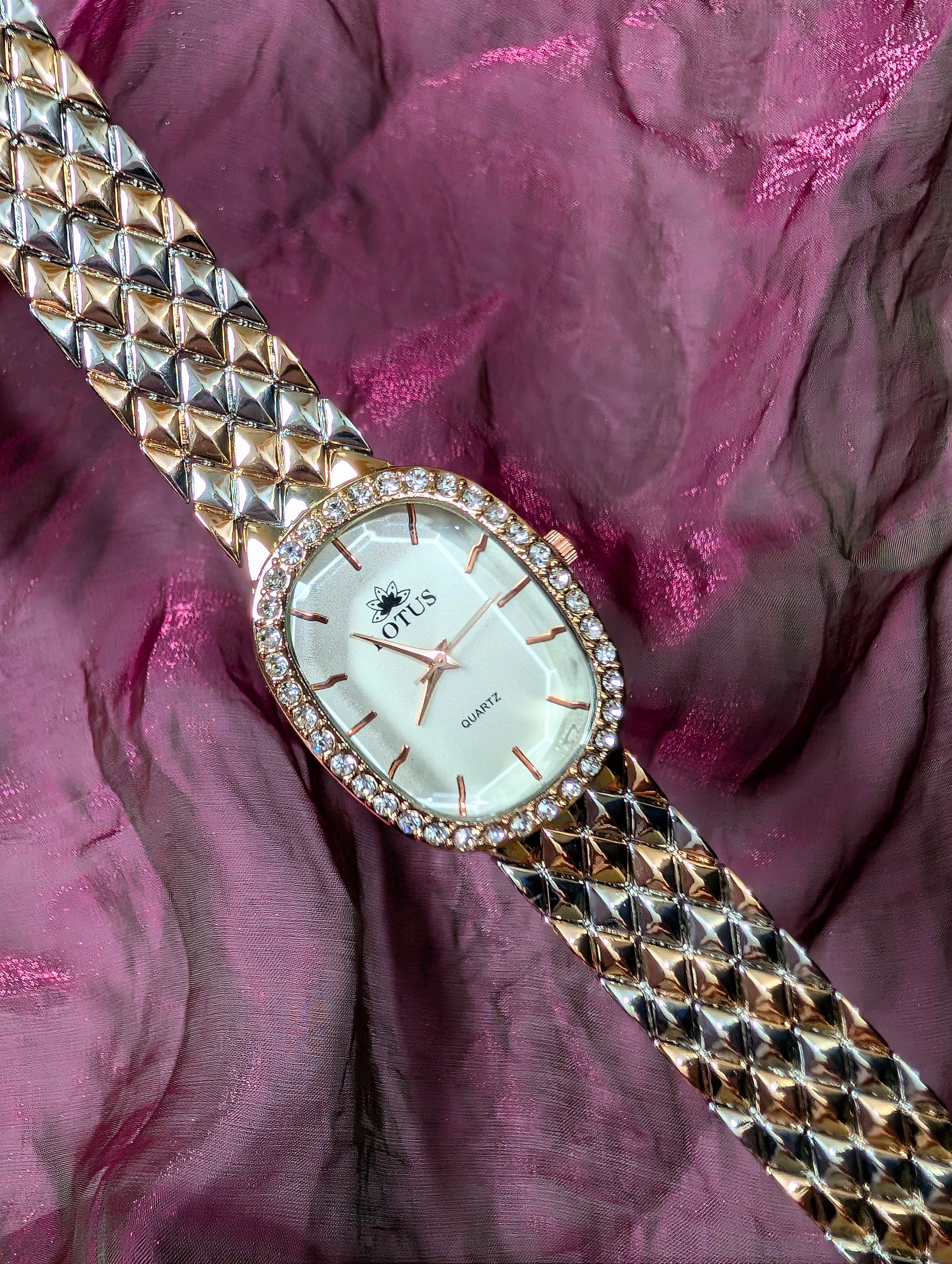 Luxury Crystal Studded Watch