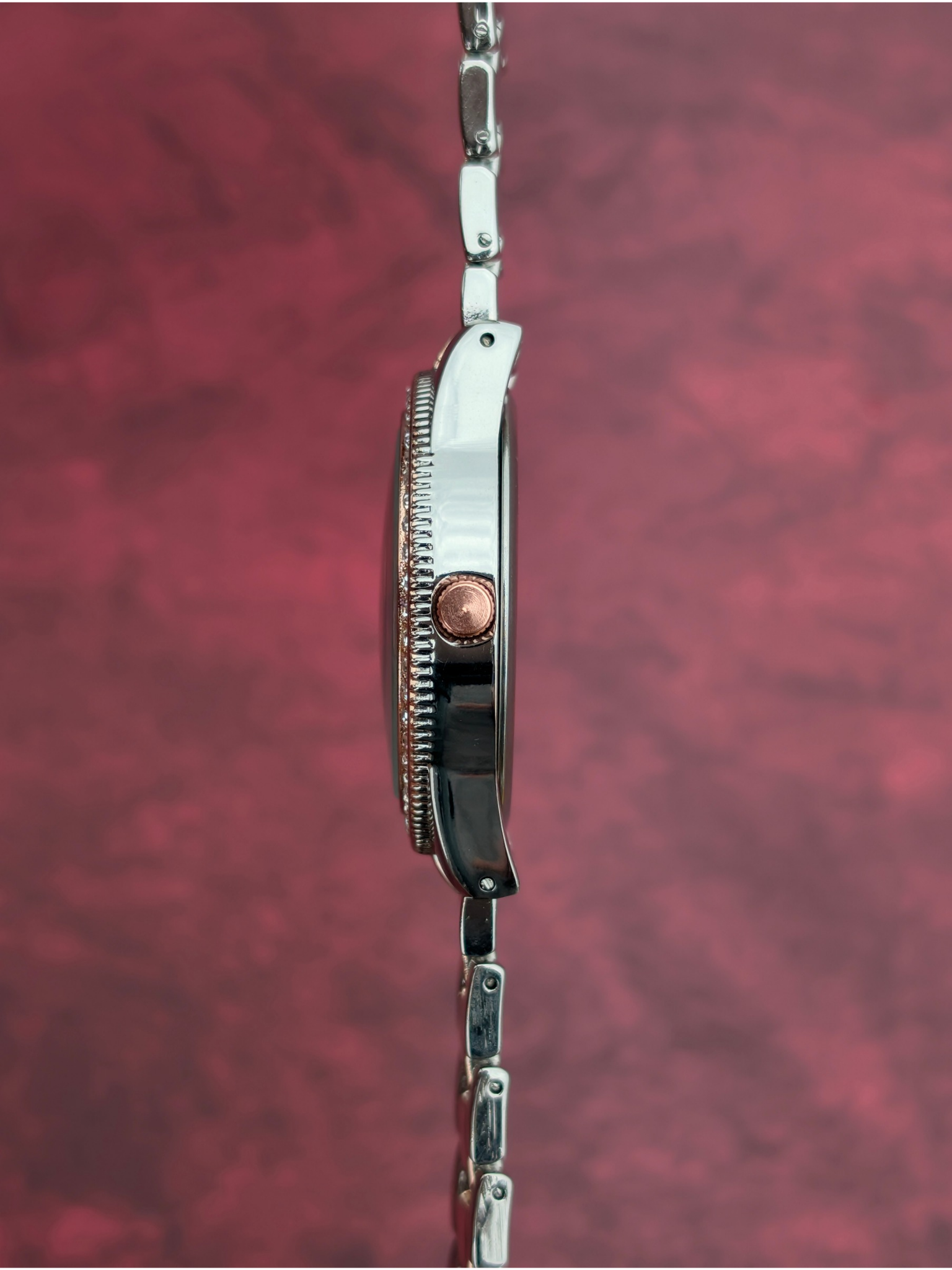Women's Rose Gold Crystal Watch β Florence Quartz