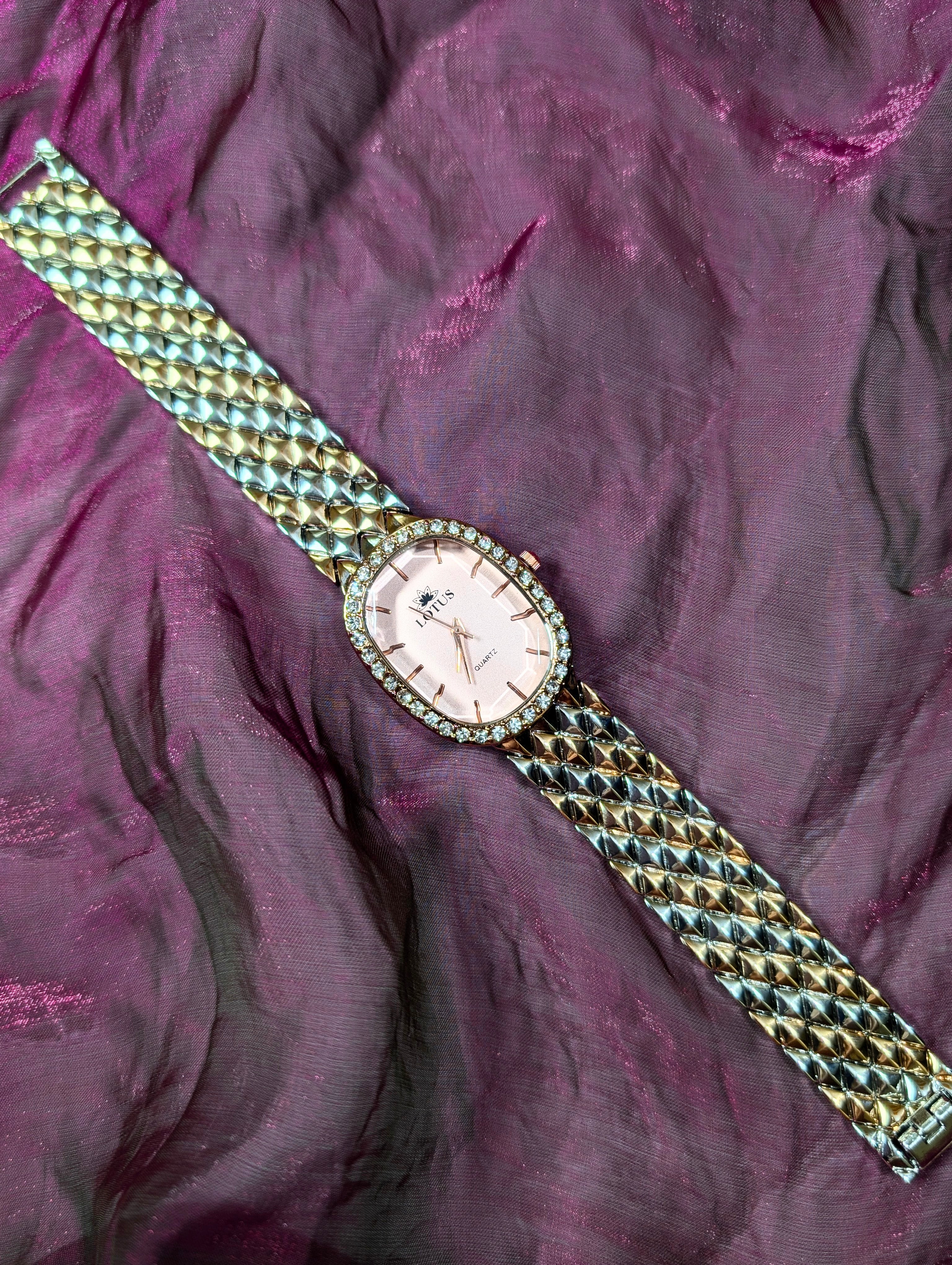 Luxury Crystal Studded Watch