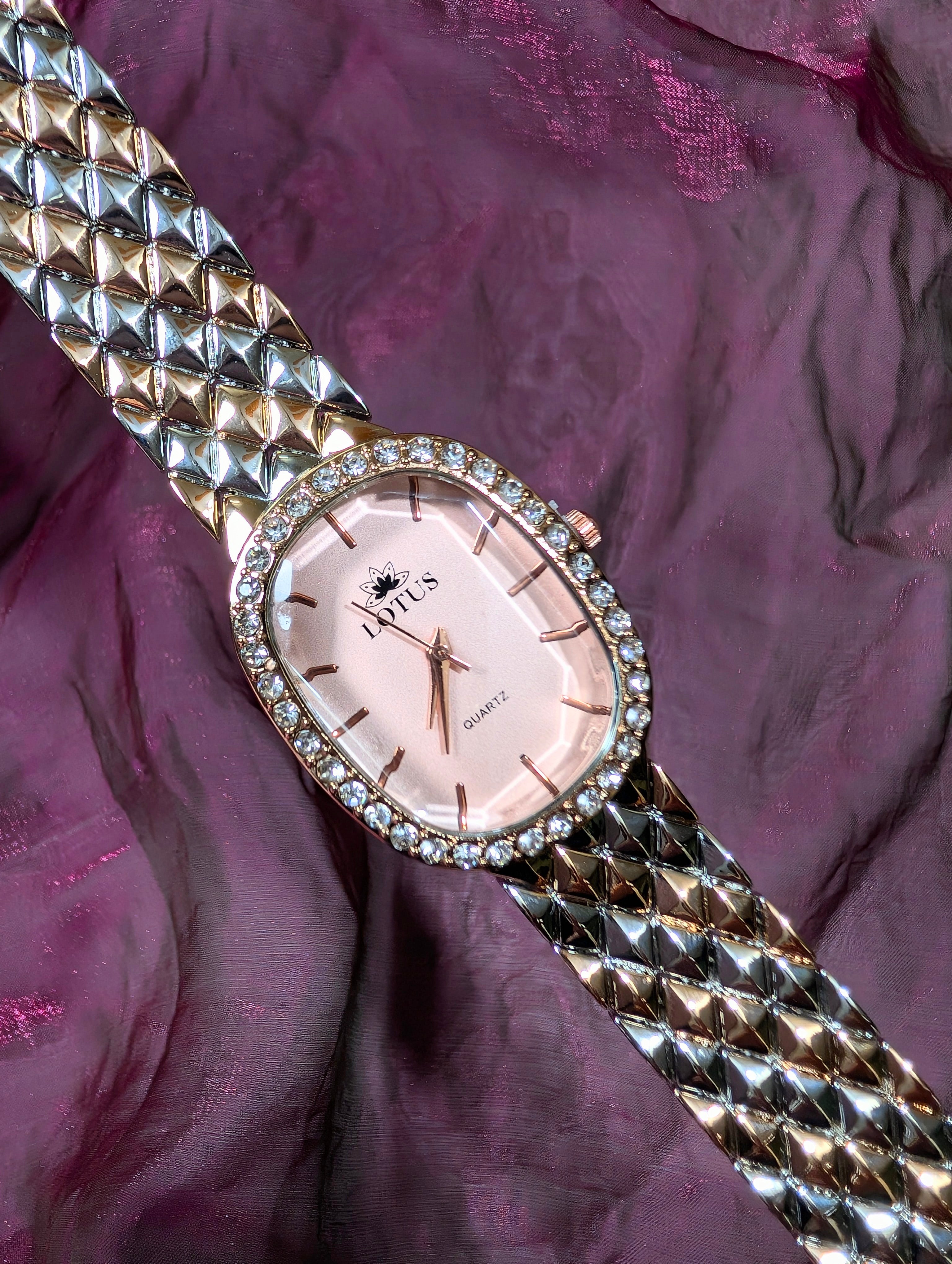 Luxury Crystal Studded Watch