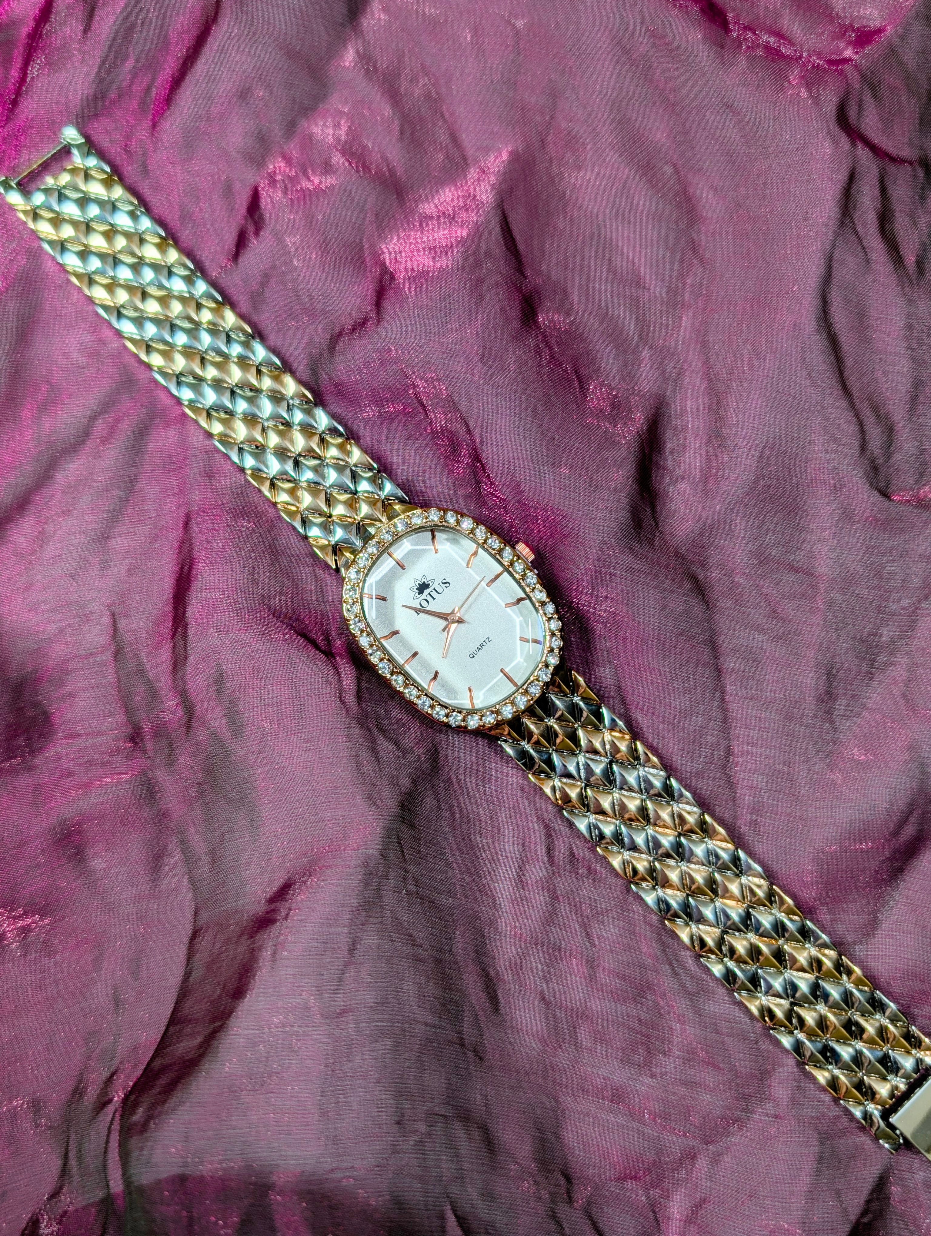 Luxury Crystal Studded Watch