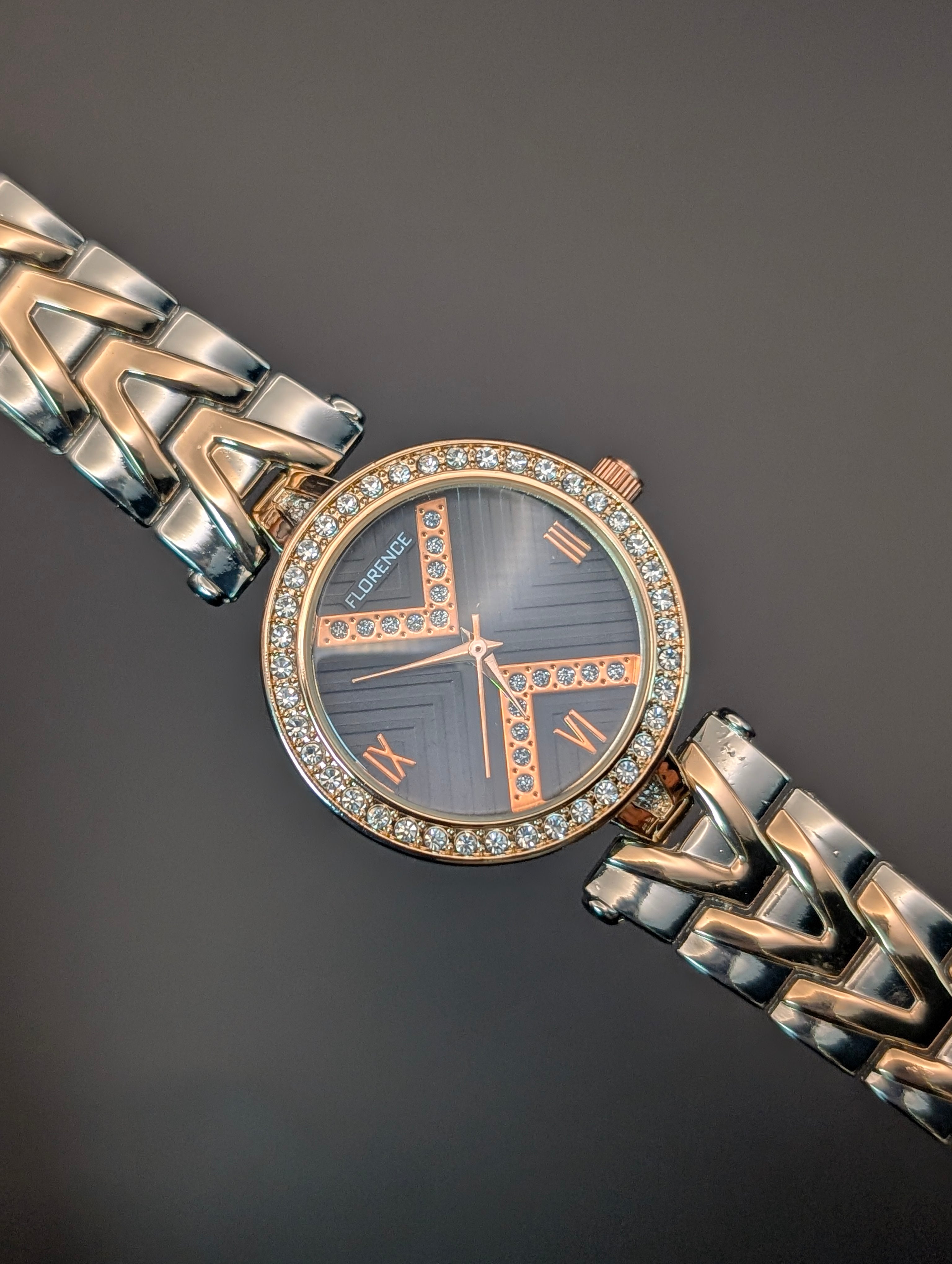 Florence Two-Tone Roman Dial Watch For Women