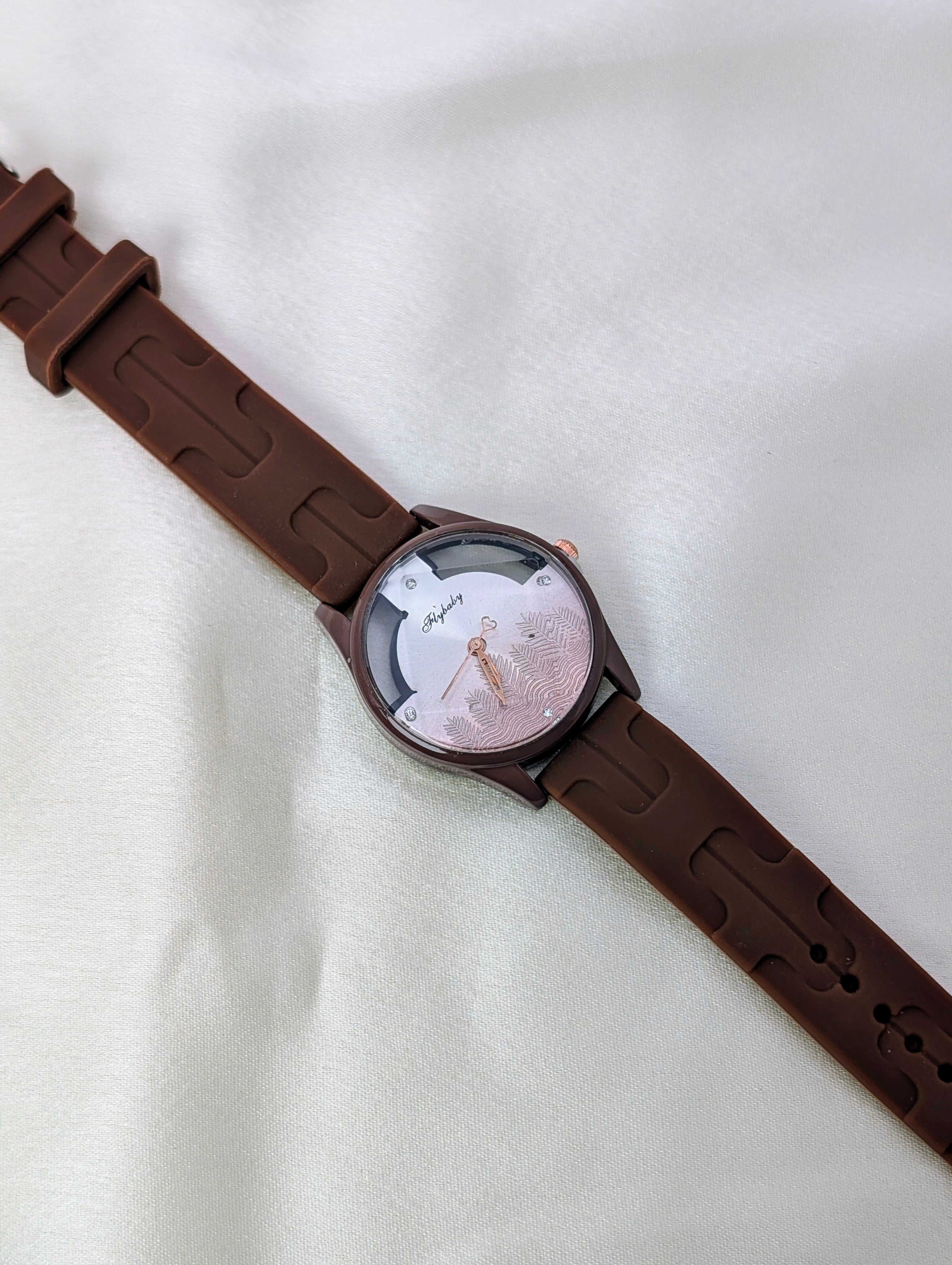 Womens Dynamic Patterned Dial Watch