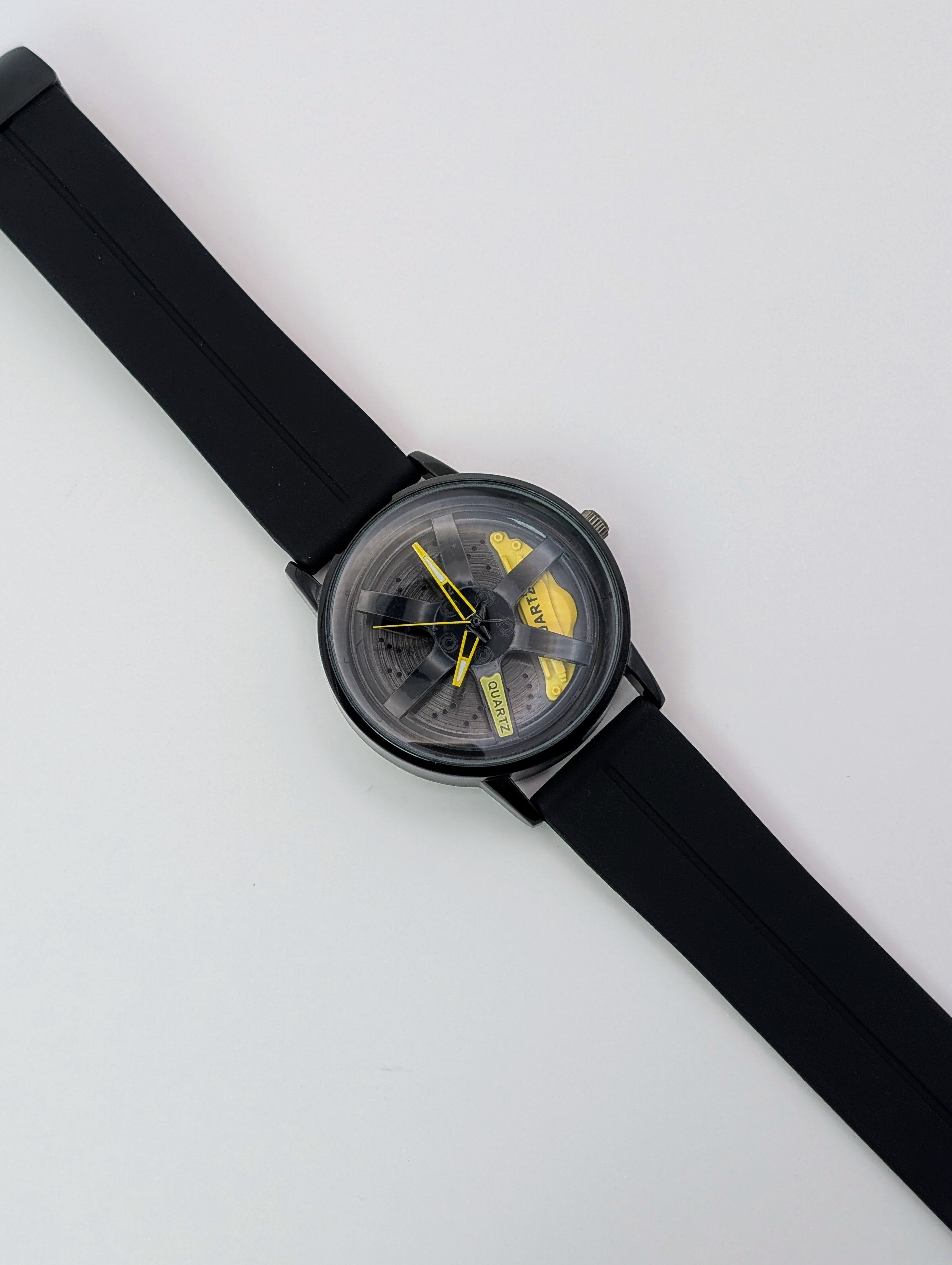 Revolving Gears Transparent Watch