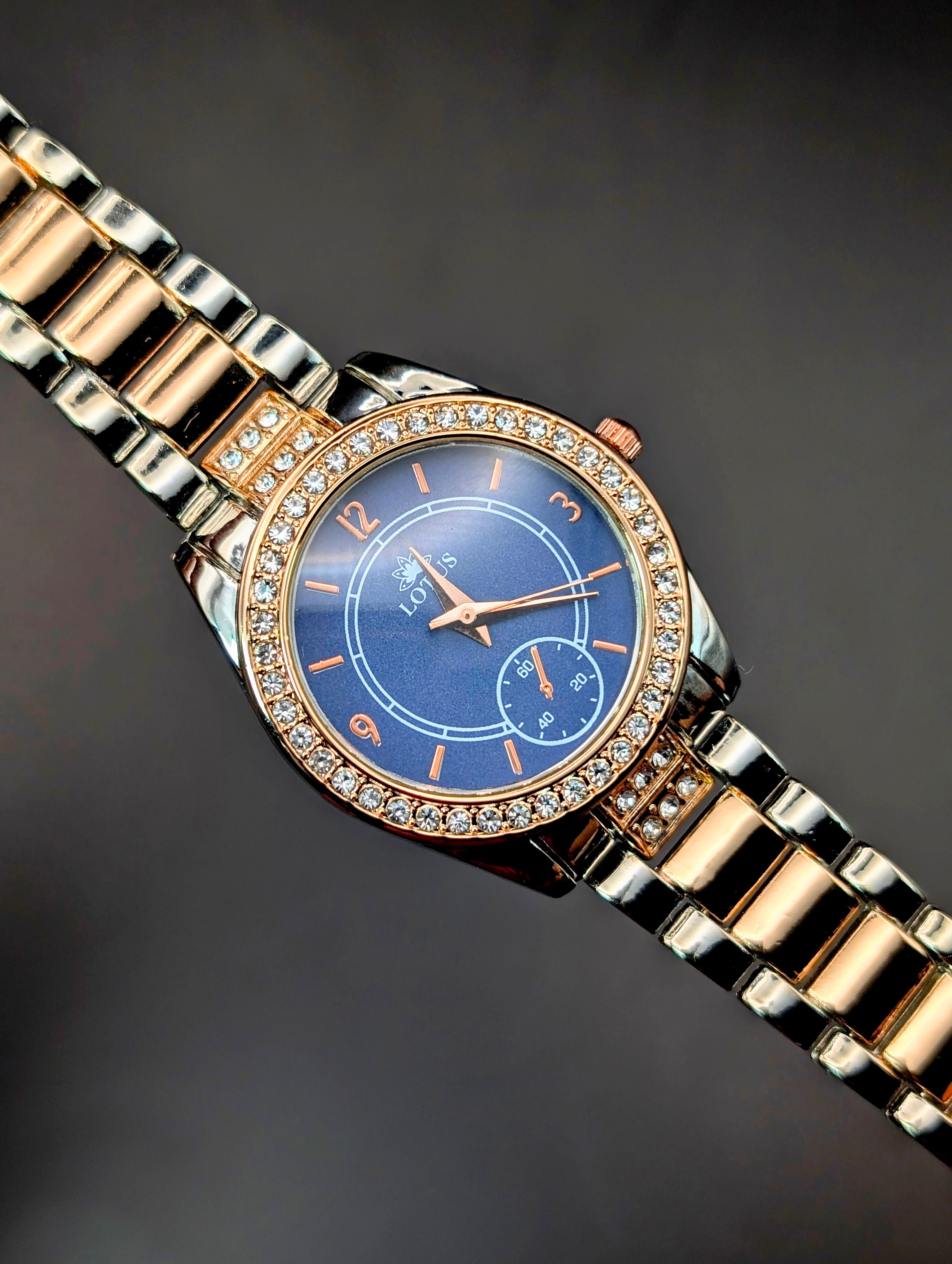Sparkling Lotus Crystal Women’s Watch