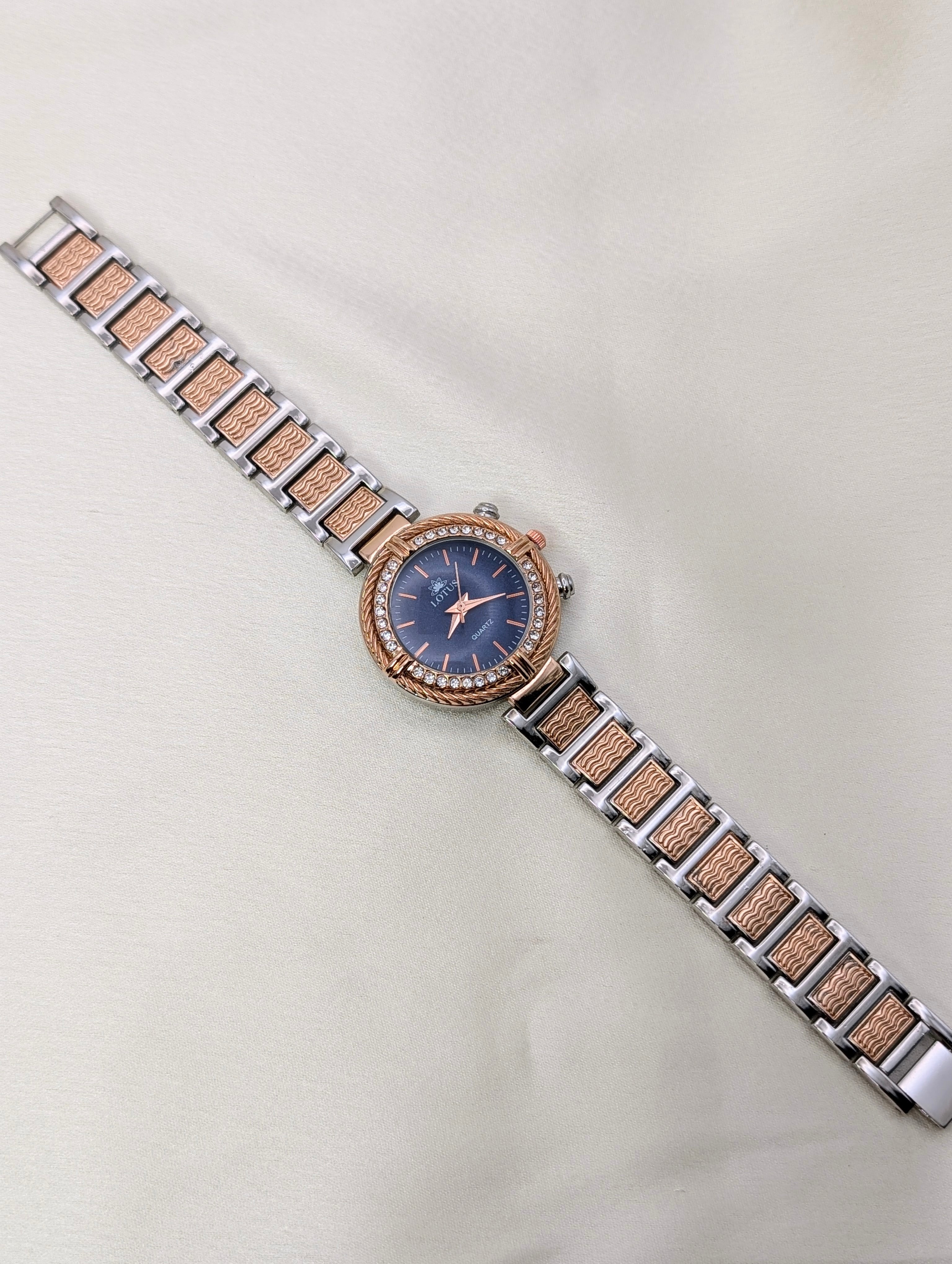 Radiant Crystal Lotus Women’s Watch
